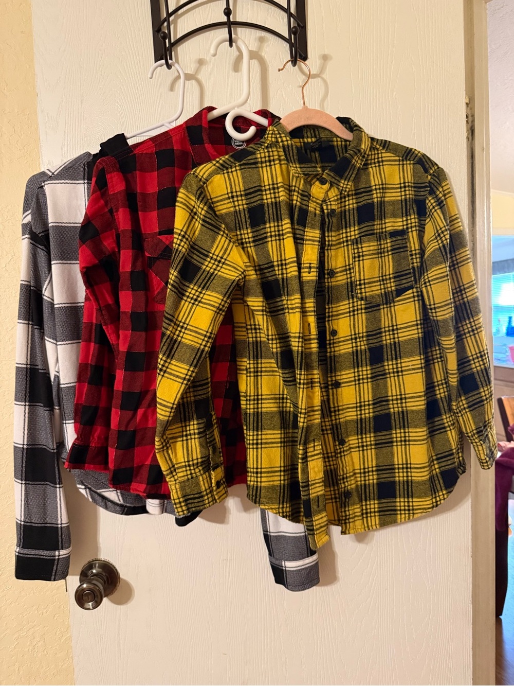 Set of 3 Flannel button down shirts
